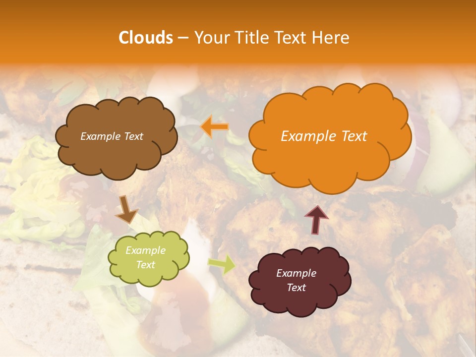 Chapati Satay Chutney PowerPoint Template