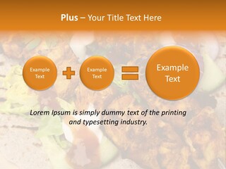 Chapati Satay Chutney PowerPoint Template