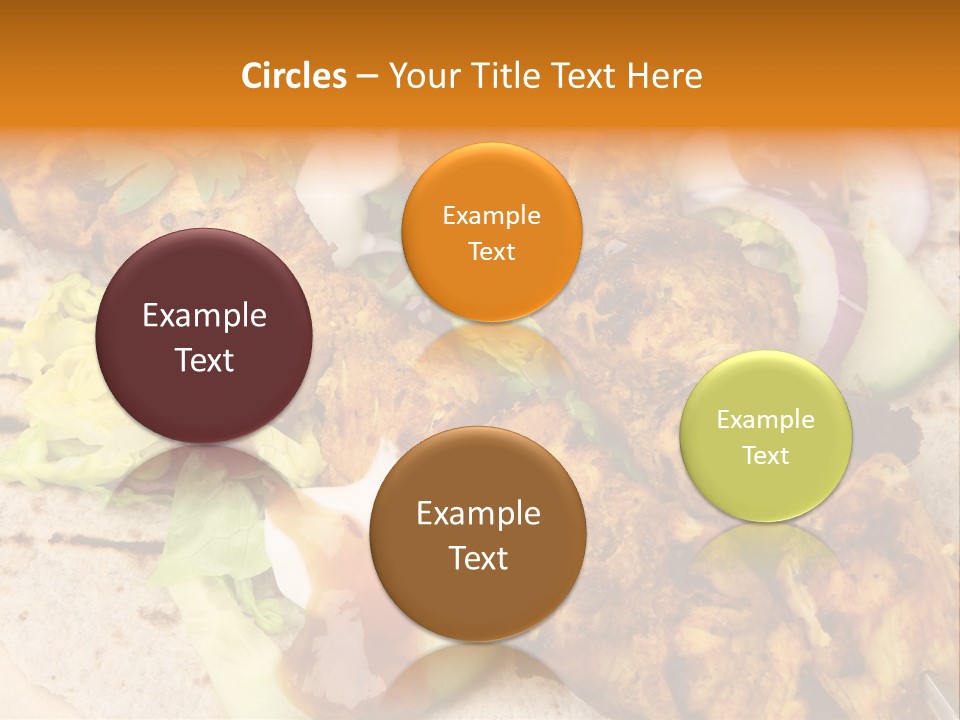 Chapati Satay Chutney PowerPoint Template
