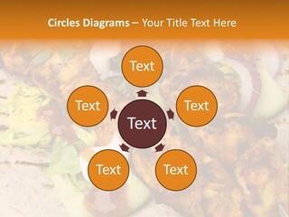 Chapati Satay Chutney PowerPoint Template