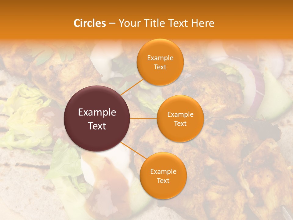 Chapati Satay Chutney PowerPoint Template