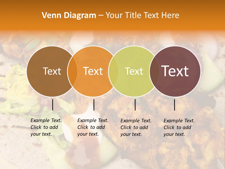 Chapati Satay Chutney PowerPoint Template
