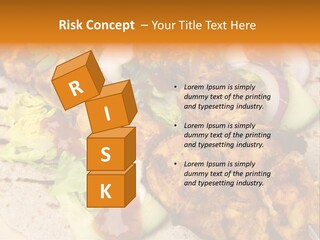 Chapati Satay Chutney PowerPoint Template