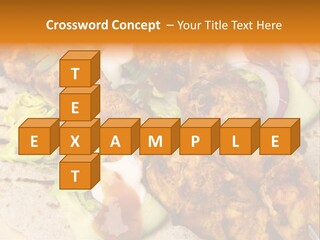 Chapati Satay Chutney PowerPoint Template