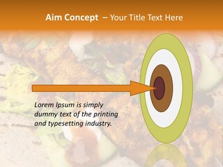 Chapati Satay Chutney PowerPoint Template