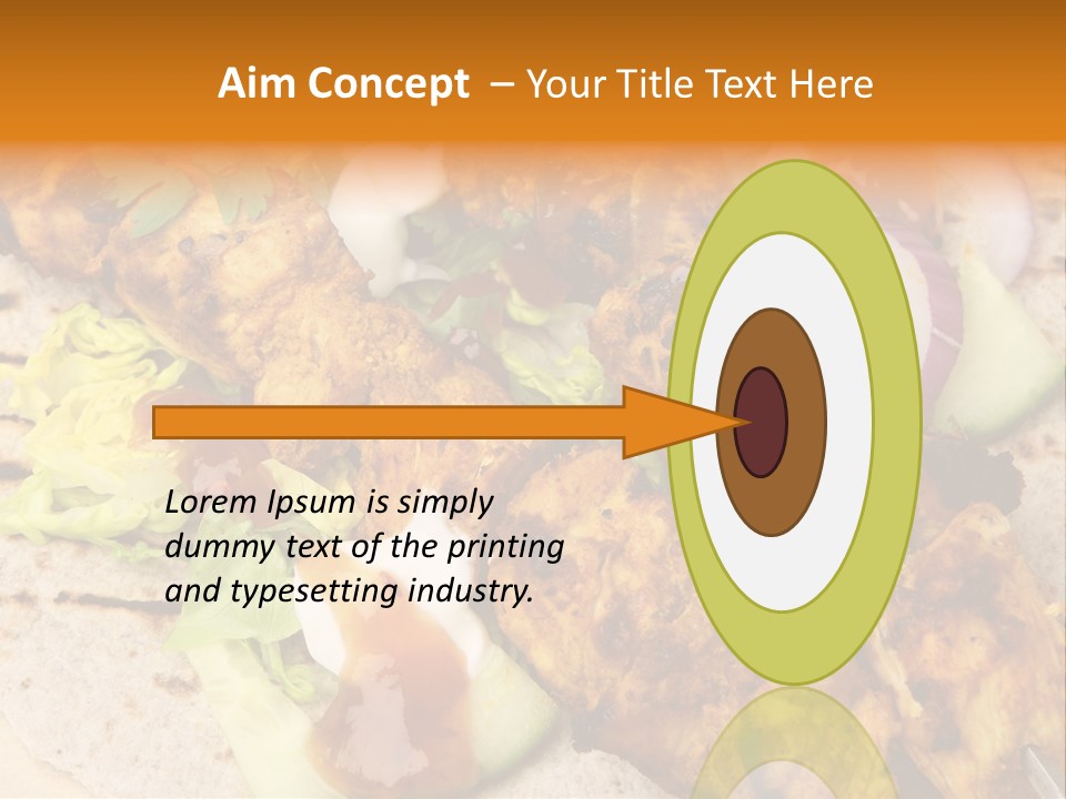 Chapati Satay Chutney PowerPoint Template
