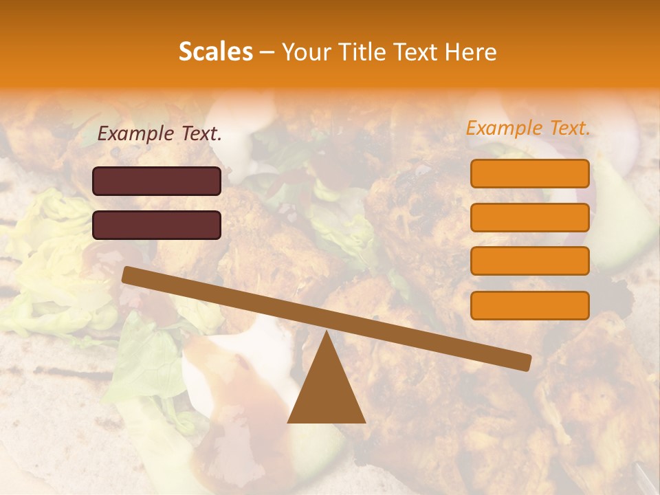 Chapati Satay Chutney PowerPoint Template