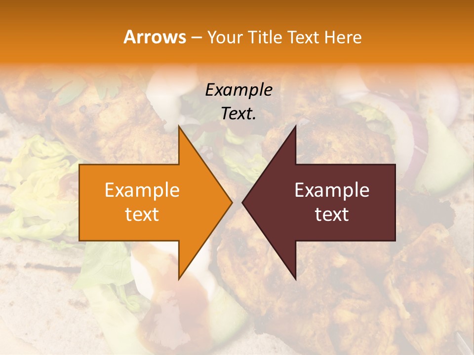 Chapati Satay Chutney PowerPoint Template