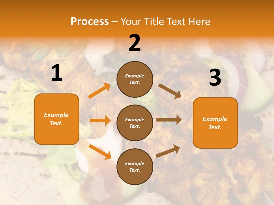 Chapati Satay Chutney PowerPoint Template