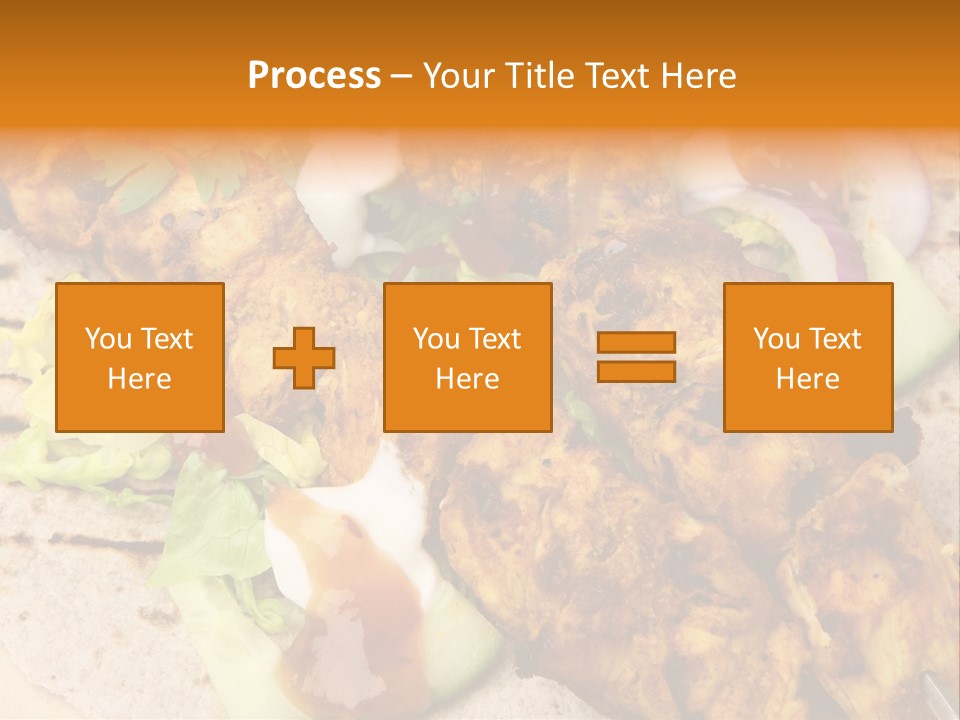 Chapati Satay Chutney PowerPoint Template