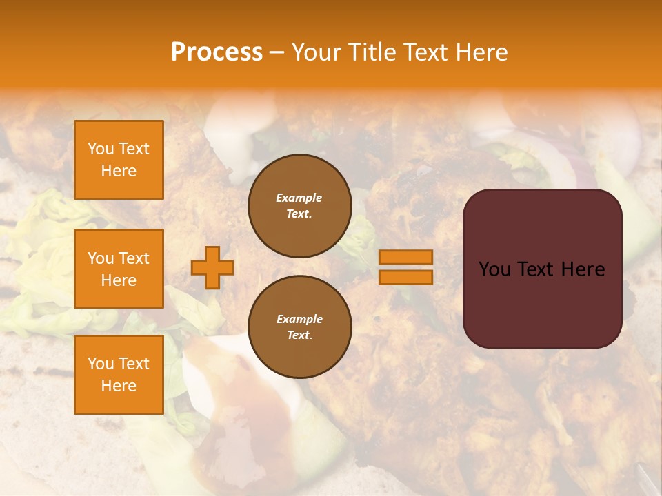 Chapati Satay Chutney PowerPoint Template