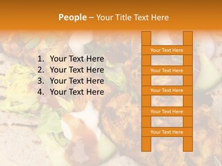 Chapati Satay Chutney PowerPoint Template
