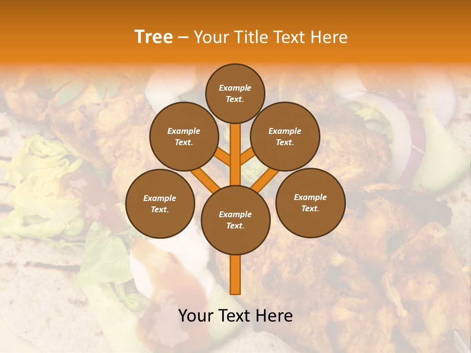 Chapati Satay Chutney PowerPoint Template