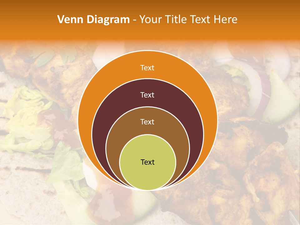 Chapati Satay Chutney PowerPoint Template