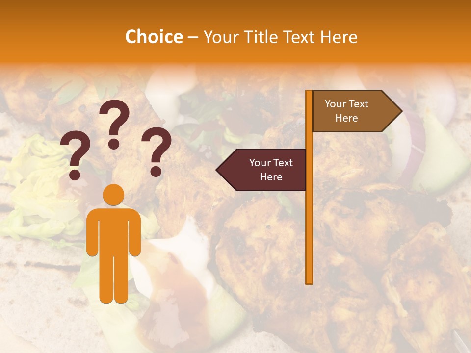 Chapati Satay Chutney PowerPoint Template