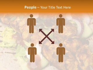 Chapati Satay Chutney PowerPoint Template
