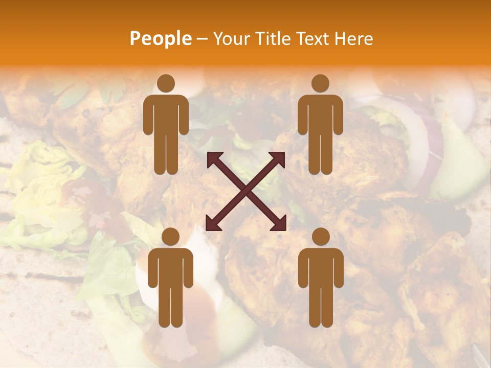 Chapati Satay Chutney PowerPoint Template