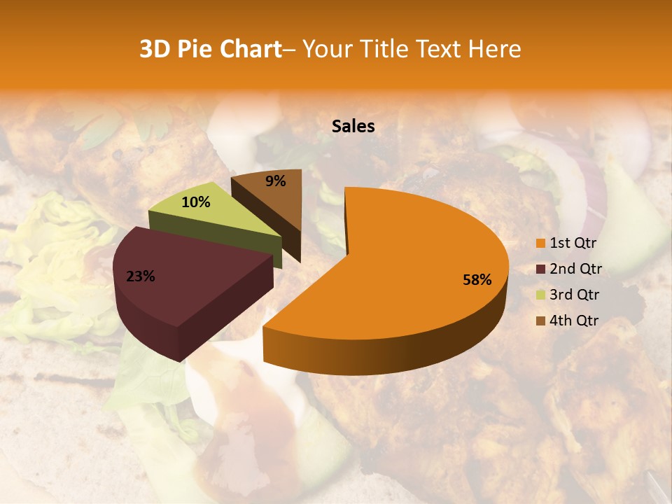 Chapati Satay Chutney PowerPoint Template