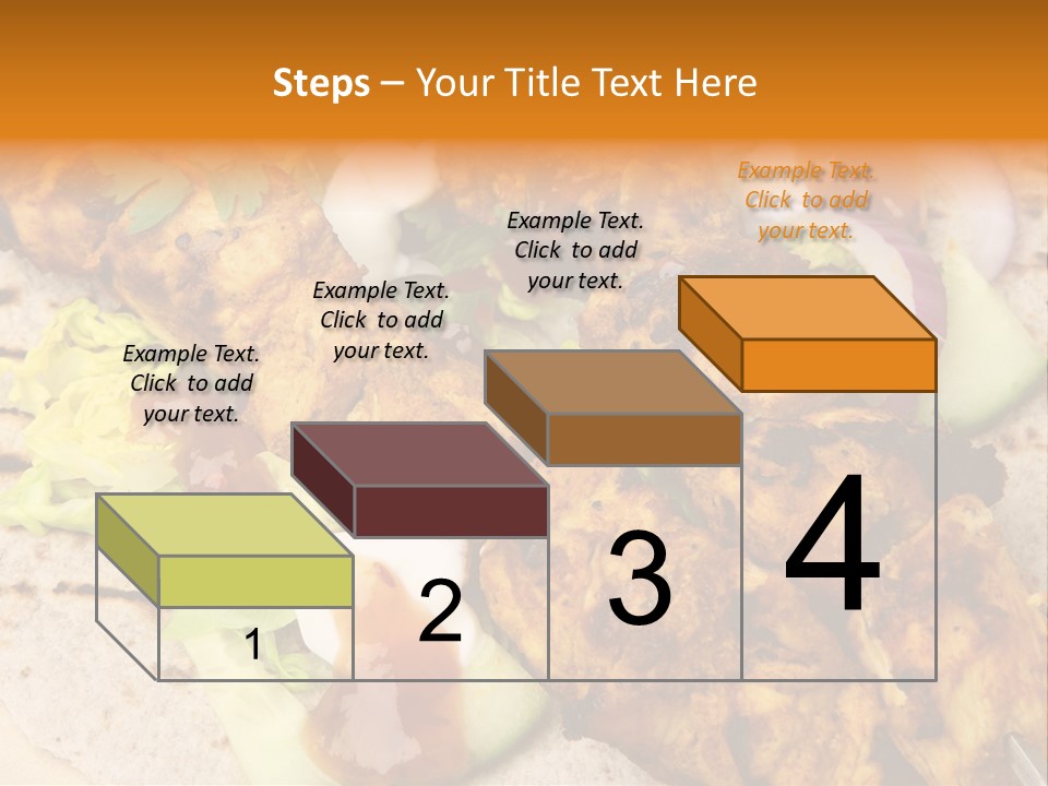 Chapati Satay Chutney PowerPoint Template