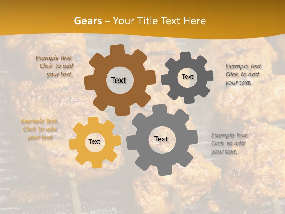 Kebabs Skewers Kebob PowerPoint Template