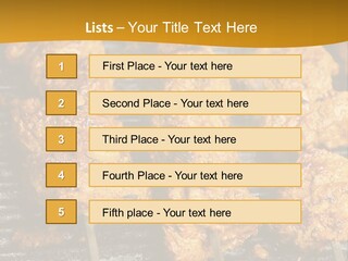 Kebabs Skewers Kebob PowerPoint Template