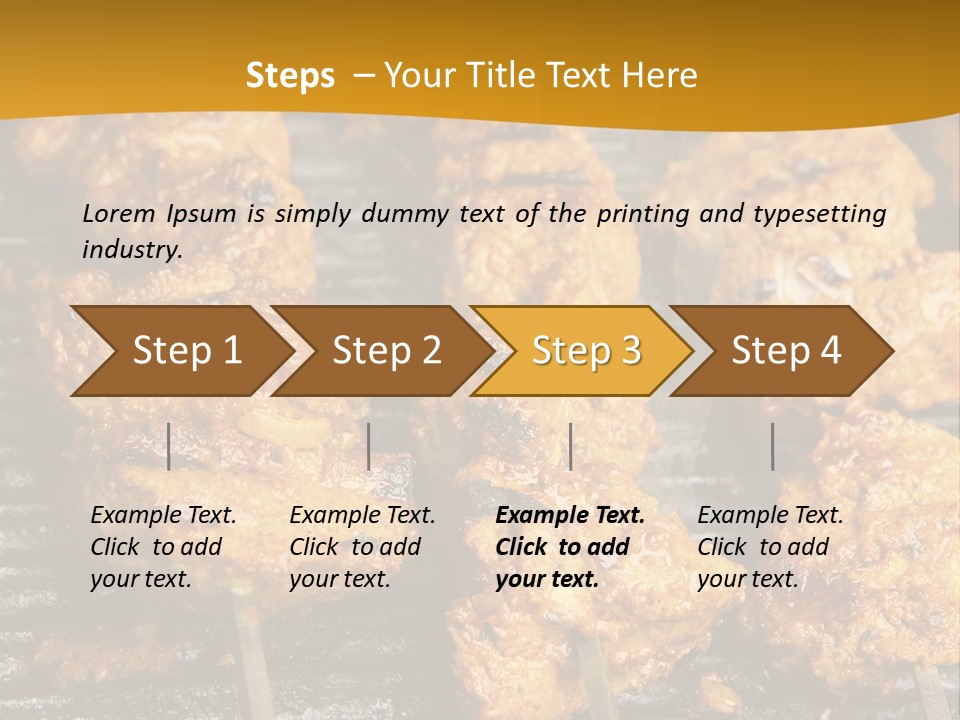 Kebabs Skewers Kebob PowerPoint Template