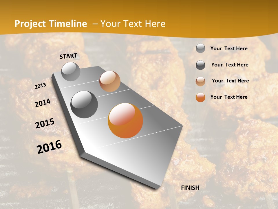 Kebabs Skewers Kebob PowerPoint Template