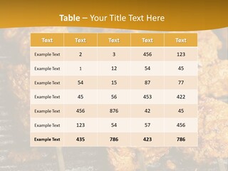 Kebabs Skewers Kebob PowerPoint Template