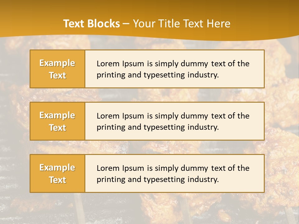 Kebabs Skewers Kebob PowerPoint Template