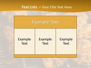 Kebabs Skewers Kebob PowerPoint Template