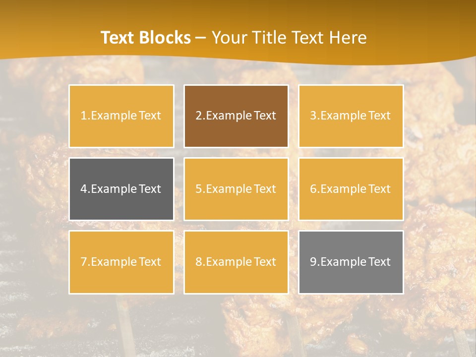 Kebabs Skewers Kebob PowerPoint Template