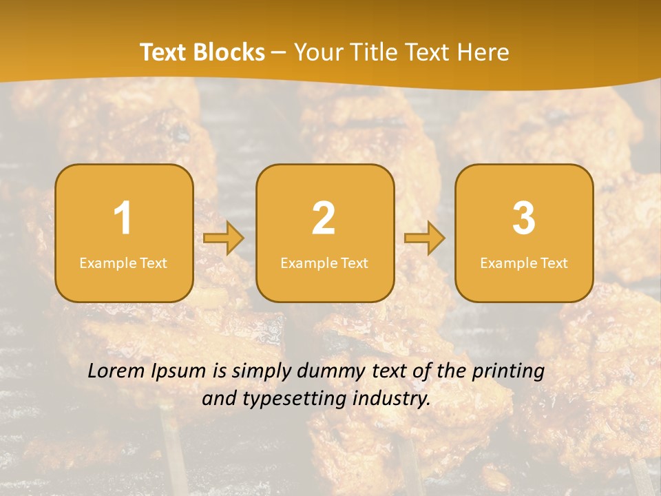 Kebabs Skewers Kebob PowerPoint Template