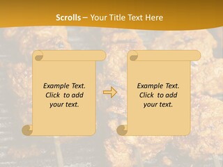 Kebabs Skewers Kebob PowerPoint Template