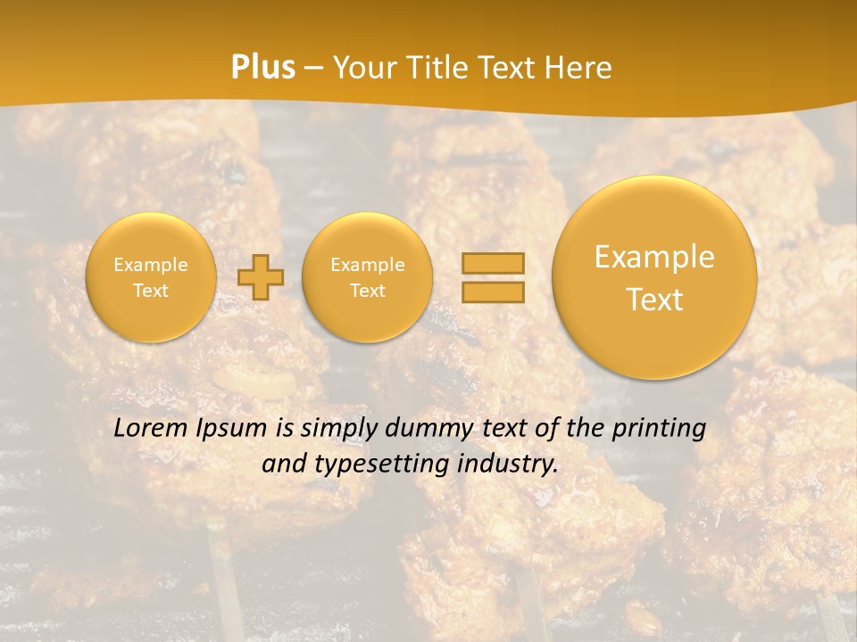 Kebabs Skewers Kebob PowerPoint Template