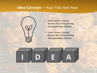 Kebabs Skewers Kebob PowerPoint Template