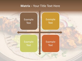 Kebabs Tandoori Meal PowerPoint Template