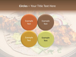 Kebabs Tandoori Meal PowerPoint Template