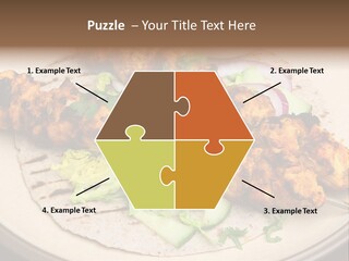 Kebabs Tandoori Meal PowerPoint Template