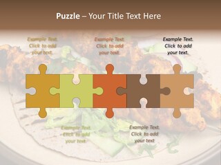 Kebabs Tandoori Meal PowerPoint Template