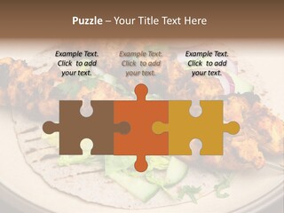 Kebabs Tandoori Meal PowerPoint Template