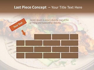 Kebabs Tandoori Meal PowerPoint Template
