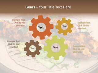 Kebabs Tandoori Meal PowerPoint Template