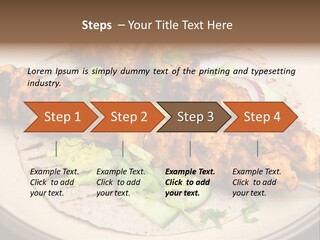 Kebabs Tandoori Meal PowerPoint Template