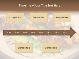 Kebabs Tandoori Meal PowerPoint Template