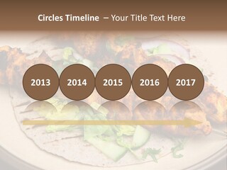 Kebabs Tandoori Meal PowerPoint Template