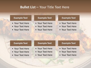 Kebabs Tandoori Meal PowerPoint Template