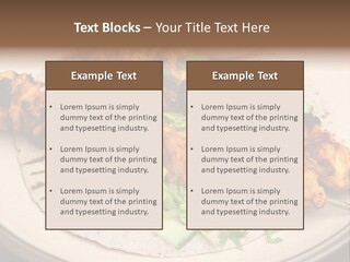 Kebabs Tandoori Meal PowerPoint Template