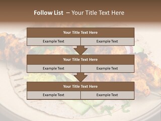Kebabs Tandoori Meal PowerPoint Template