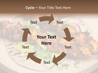 Kebabs Tandoori Meal PowerPoint Template