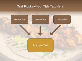 Kebabs Tandoori Meal PowerPoint Template
